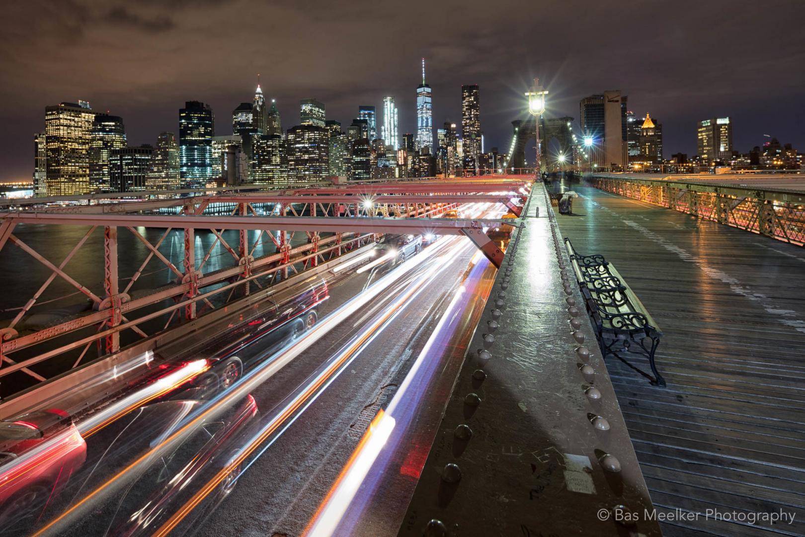 View on the Brooklyn Bridge - New York, USA