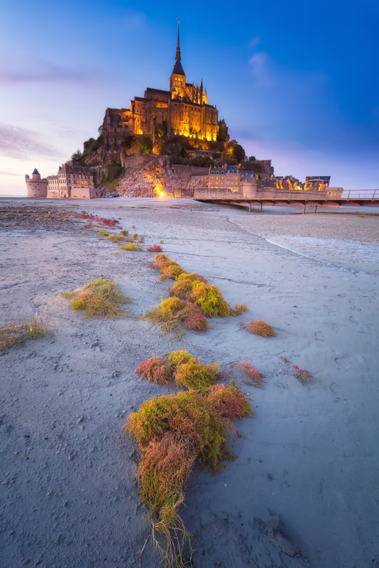 Mont Saint Michel in Bretagne, Frankrijk