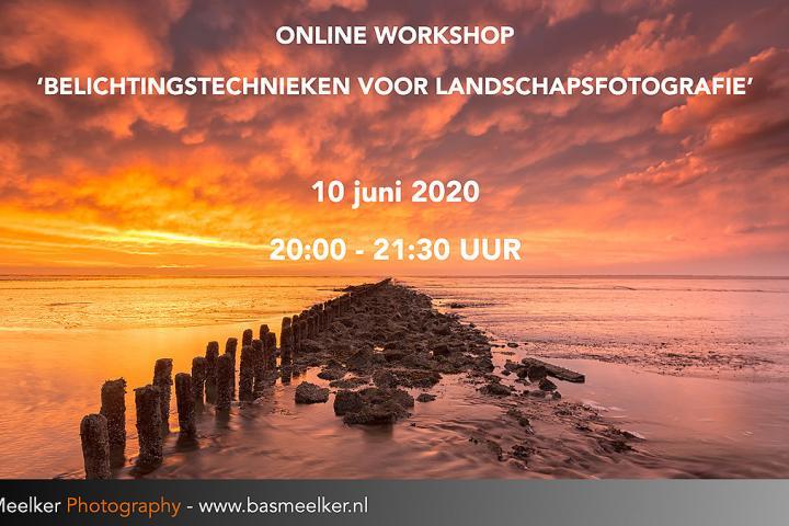 Online workshop Belichtingstechnieken voor landschapsfotografie 10 juni 2020