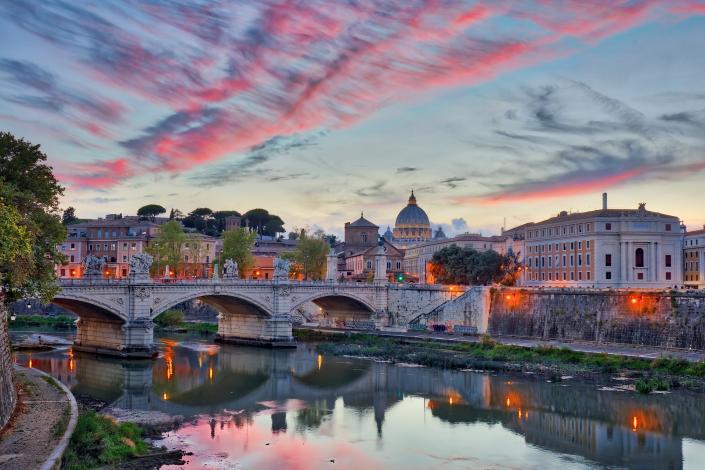 Cityscape image Rome Italy